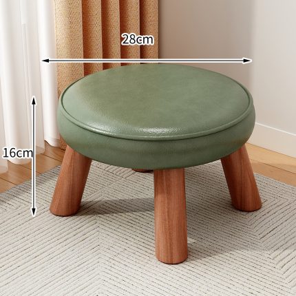 00570 Durable and sturdy solid wood short chair